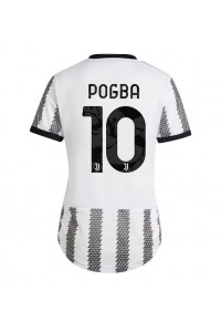 Fotbalové Dres Juventus Paul Pogba #10 Dámské Domácí Oblečení 2022-23 Krátký Rukáv